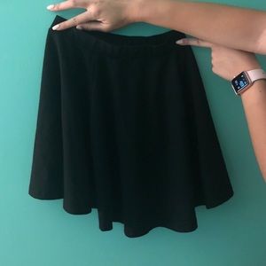 Black skater skirt